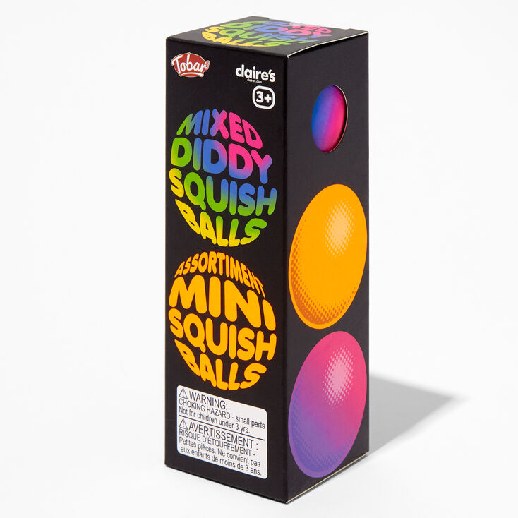 Tobar&reg; Mixed Diddy Squish Balls Fidget Toy - Styles Vary,