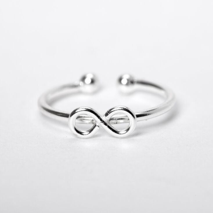 Sterling Silver Infinity Faux Hoop Nose Ring,