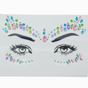 Carnival Pastel Geometric Forehead Gems,