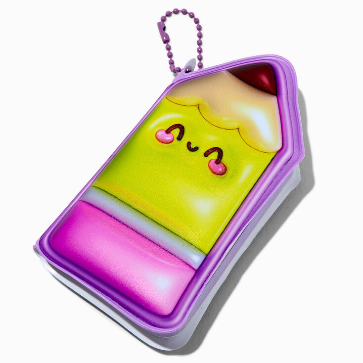 Puffy Pencil Mini Notebook Keychain,