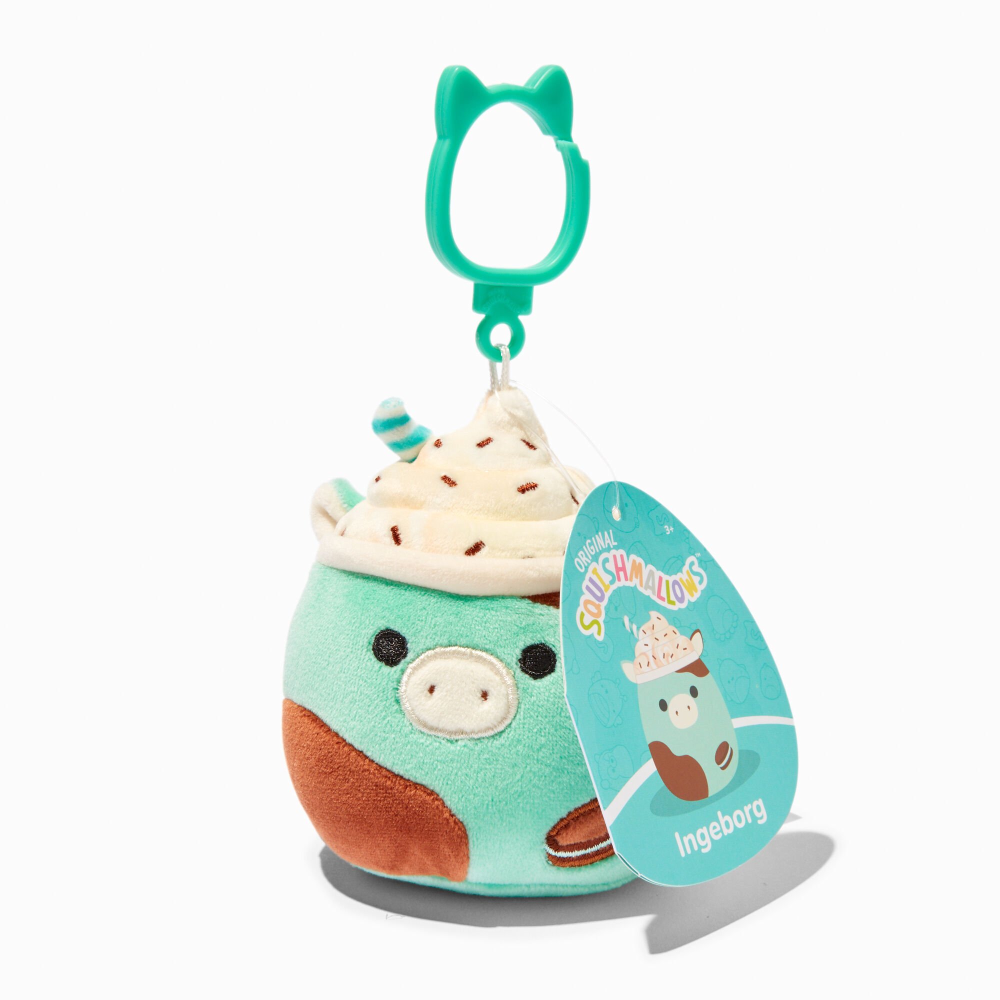 Squishmallows™ 3.5'' Ingeborg Plush Bag Clip,