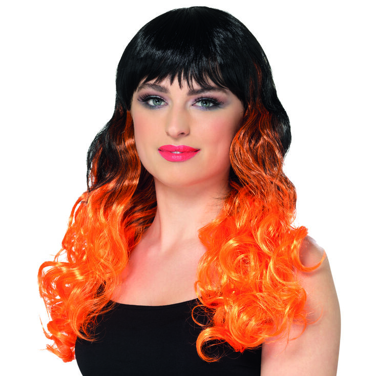 Ombre Witch Wig Orange Claire S