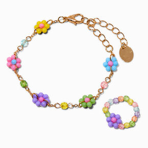 Claire&#39;s Club Bloom Flower Jewelry Set - 3 Pack,