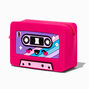 Pink Cassette Jelly Coin Purse,