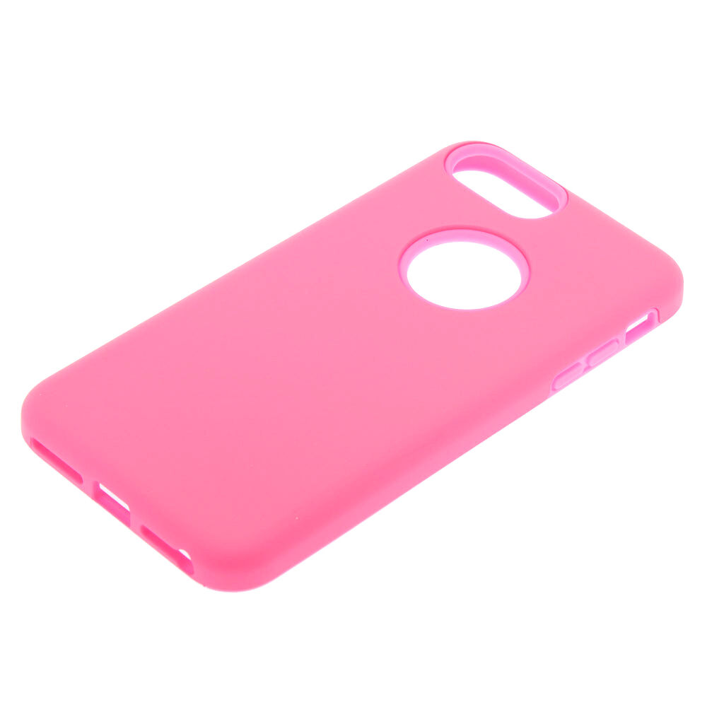 Soft-Touch Protective Phone Case - Fits iPhone 6/7/8 Plus,