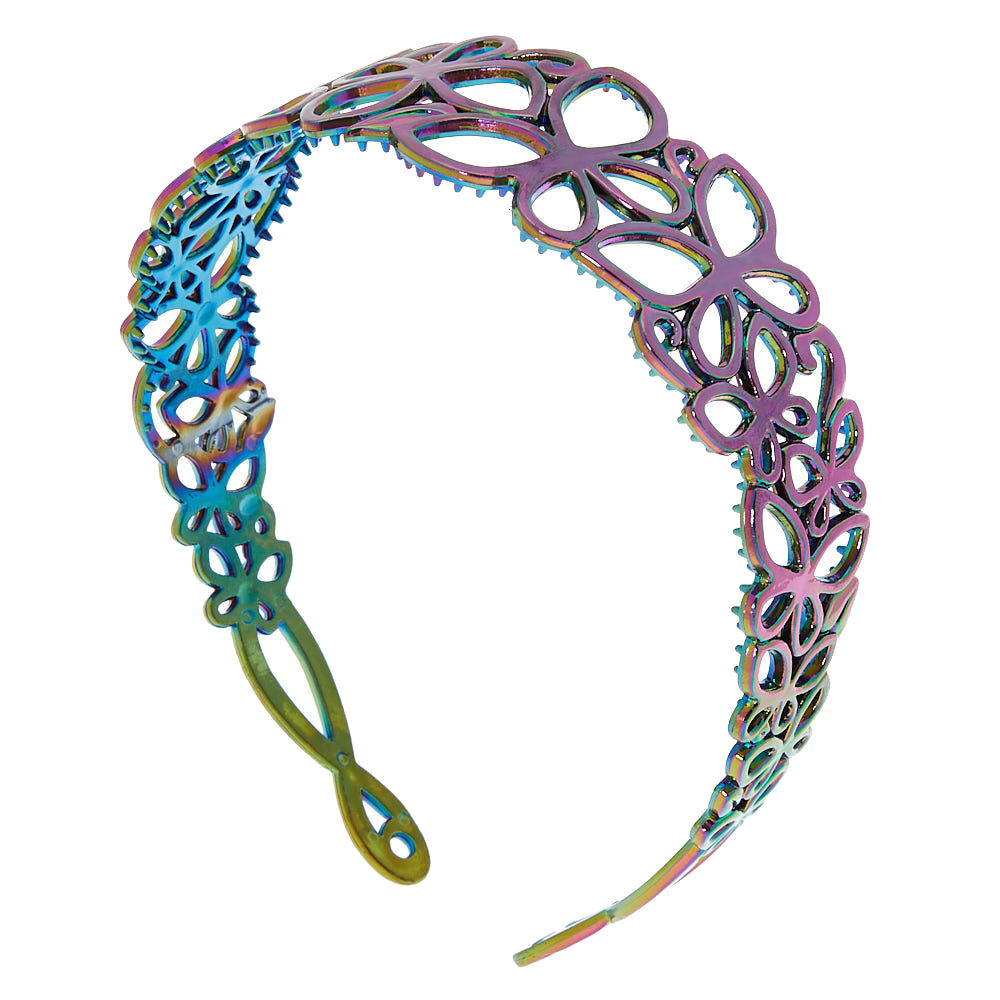 Anodized Butterfly Filigree Headband,