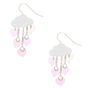 Holographic Sequin Cloud Glitter Drop Earrings,
