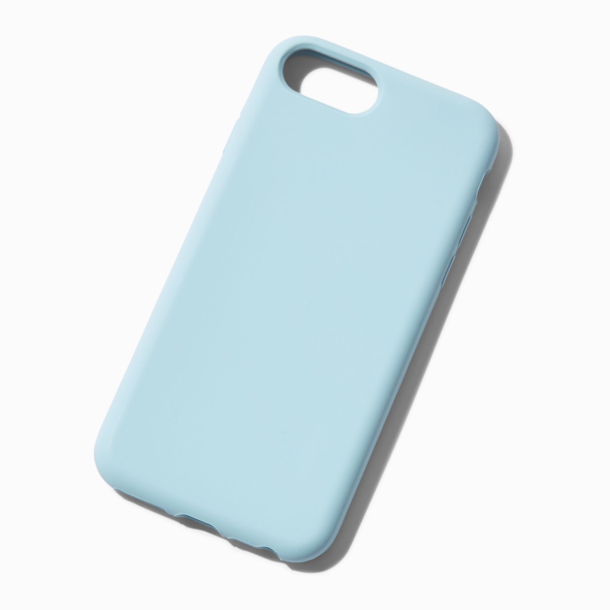 View Claires Solid Silicone Phone Case Fits Iphone 678se Baby Blue information