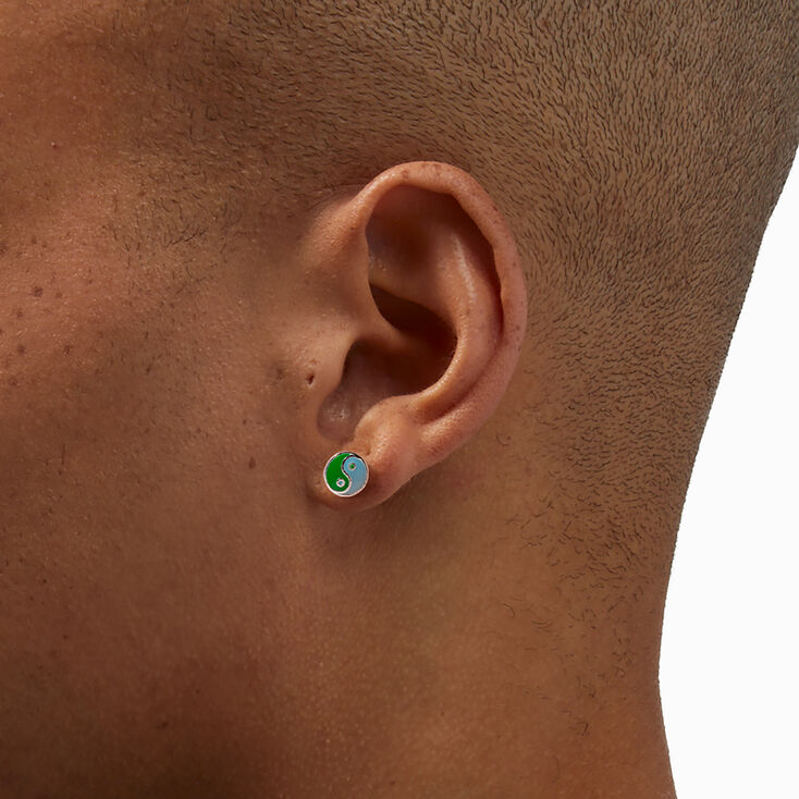 Blue Dinosaur Icon Stud Earrings - 9 Pack,