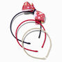 Claire&#39;s Club Forest Critters Loopy Bow Headband Set - 3 Pack,