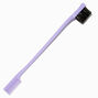 Purple Dual-Ended Edge &amp; Smoothing Hair Brush,
