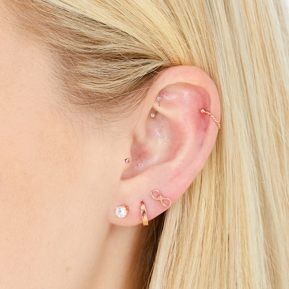 Rose Gold Ear Party Claire s US