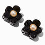 Black Flower Hair Claws - 2 Pack,