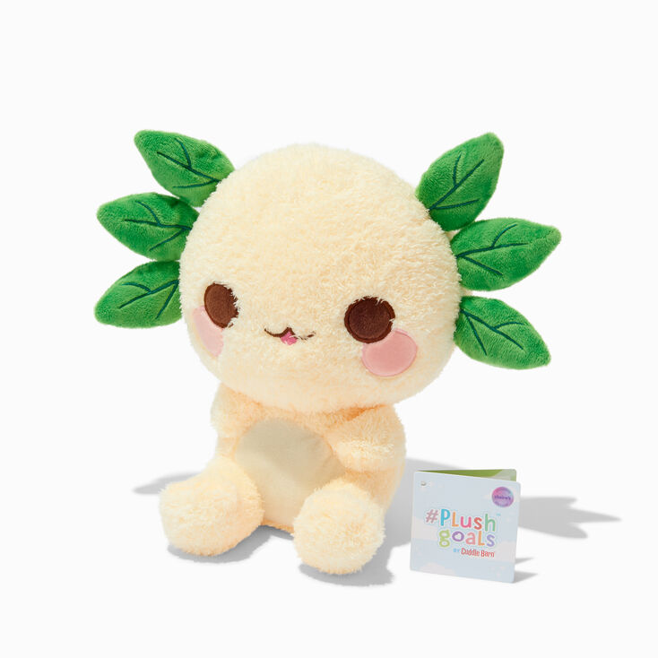 &#35;Plush Goals by Cuddle Barn&reg; Claire&#39;s Exclusive 10&#39;&#39; Leia the Leafy Axolotl Soft Toy,