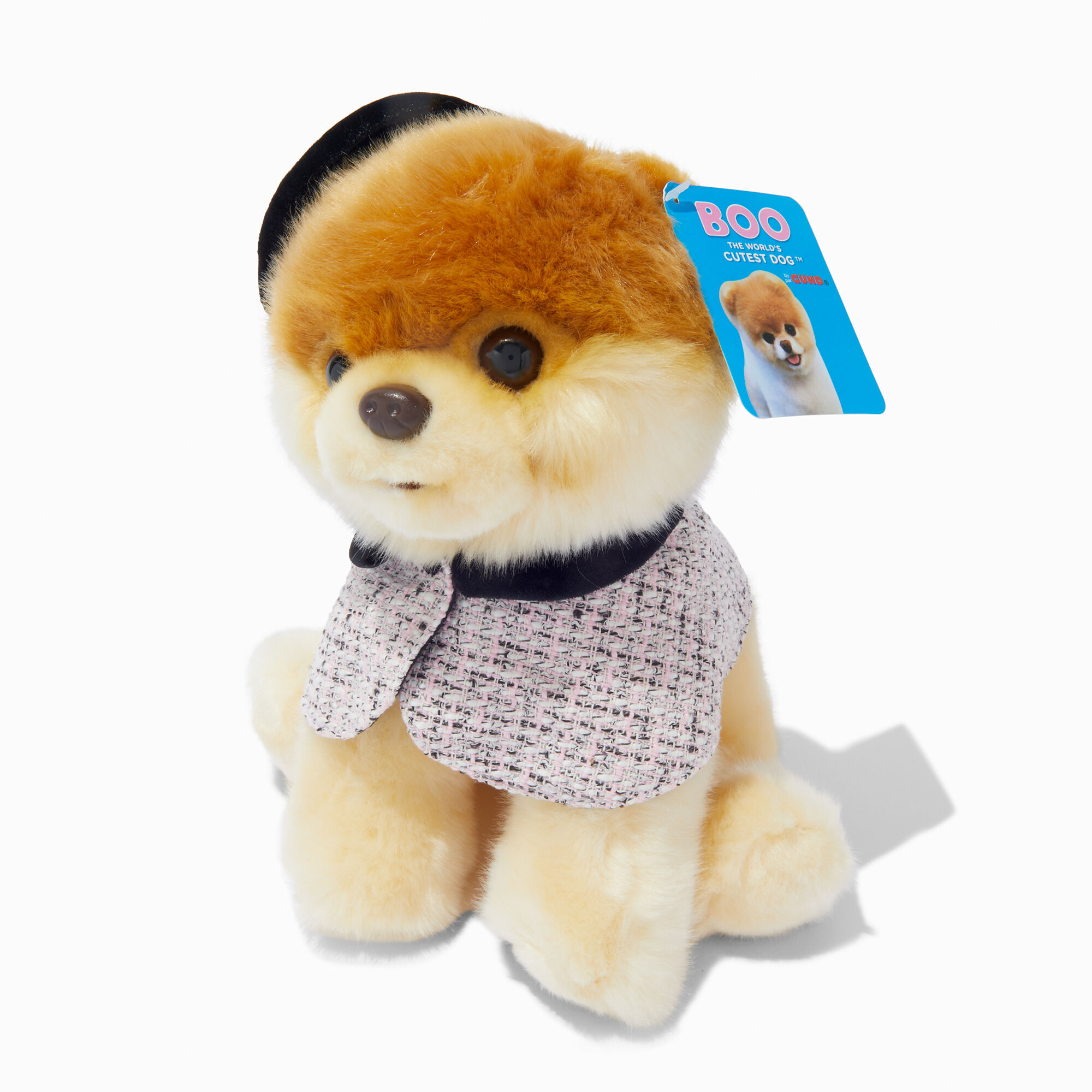 View Claires Boo The Worlds Cutest Dog Paris Beret Soft Toy information
