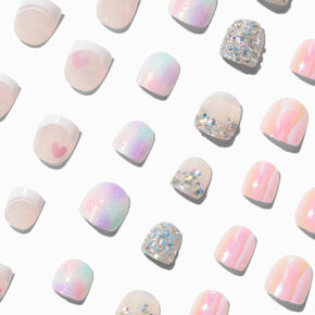 Claire&#39;s Club Ballet Vegan Press On Faux Nail Party Pack,