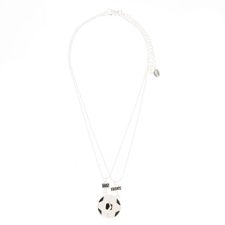 Best Friends Football Necklaces,