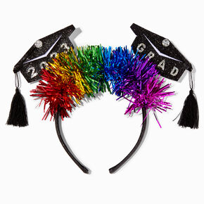 2023 Graduation Rainbow Tinsel Bopper Headband,