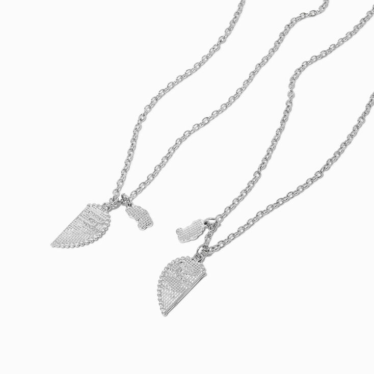 Disney Stitch Claire&#39;s Exclusive BFF Split Heart Necklace Set - 2 Pack,