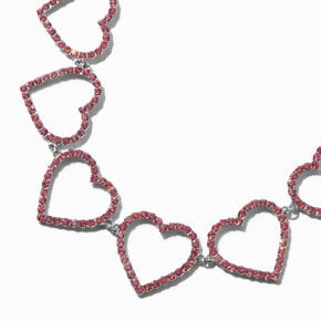 Collier c&oelig;ur strass roses Mean Girls&trade; x Claire&#39;s,