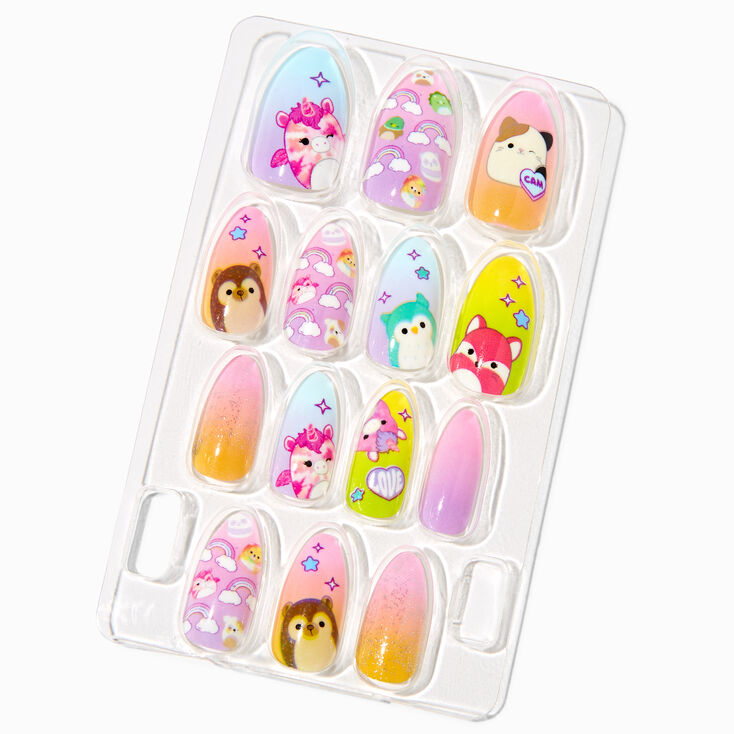 Squishmallows™ Claire's Exclusive Radiant Stiletto Press On Faux Nail Set -  24 Pack