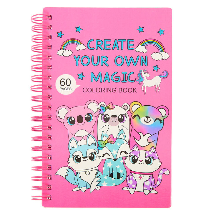 Claire's Livre de coloriage « Create Your Own Magic » Club Câlin