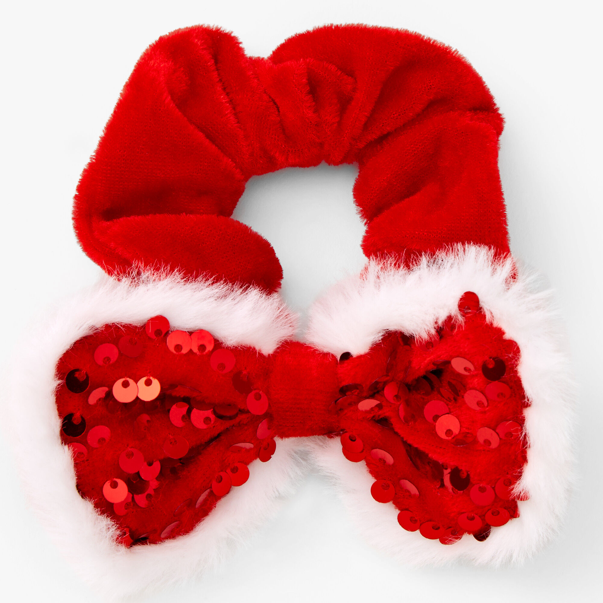 Claire's Nœud Père Noël à sequins