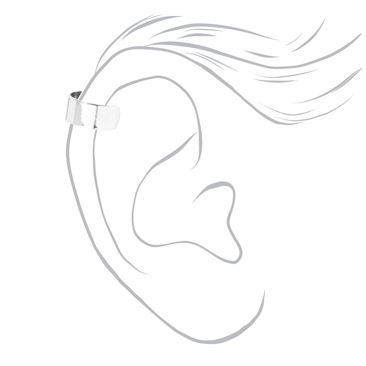 Silver Heart Ear Cuffs &#40;6 Pack&#41;,