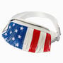 American Flag Fringe Belt Bag,