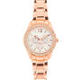 Montre masculine c&oelig;ur couleur dor&eacute; rose,