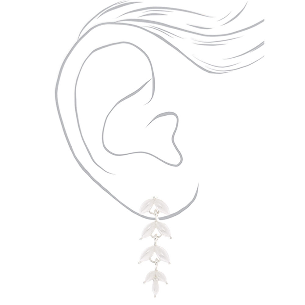 Silver Pearl Leaf Jewellery Set - 2 Pack,