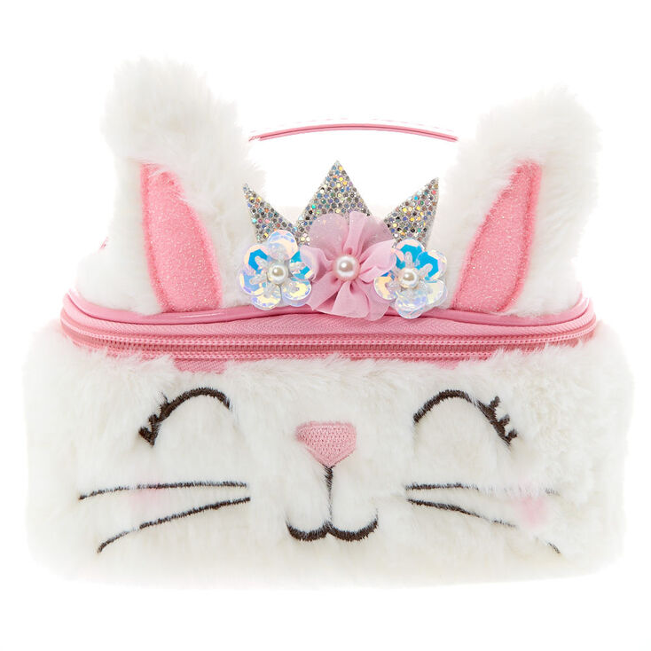 Claire S Club Claire The Bunny Floral Makeup Bag Claire S