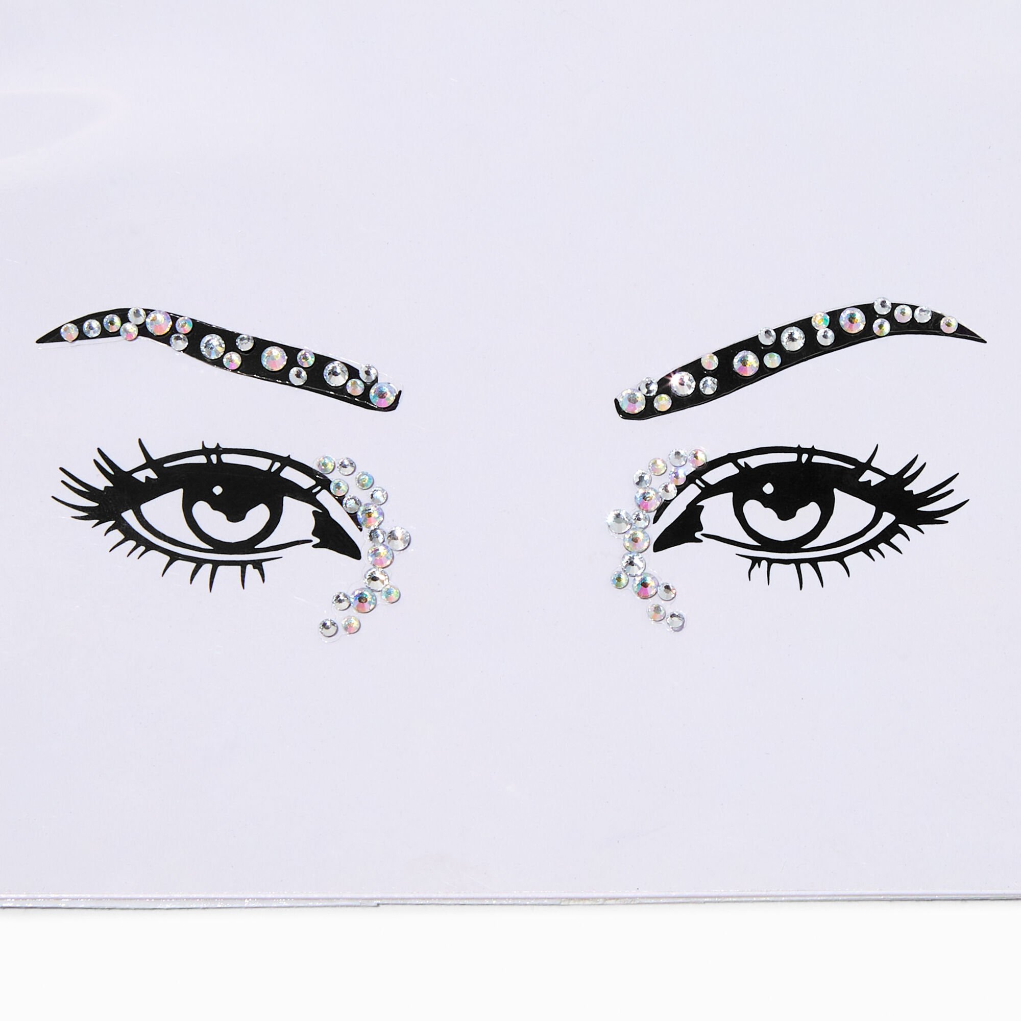 Silver Inner Corner Eye Gems,