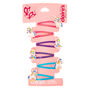 Claire&#39;s Club Dancing Unicorn Snap Hair Clips - 6 Pack,
