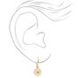 Gold Butterfly Daisy Mixed Earrings - 6 Pack,