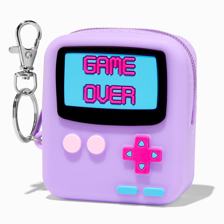 Game Controller Jelly Coin Purse Keychain,