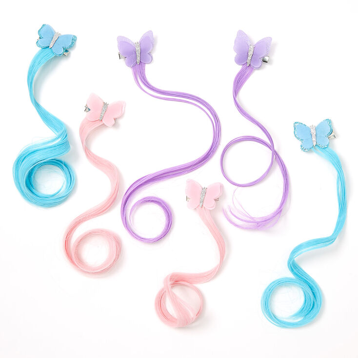 Fearless gør ikke forskel Claire's Club Butterfly Faux Hair Clips - 6 Pack | Claire's US
