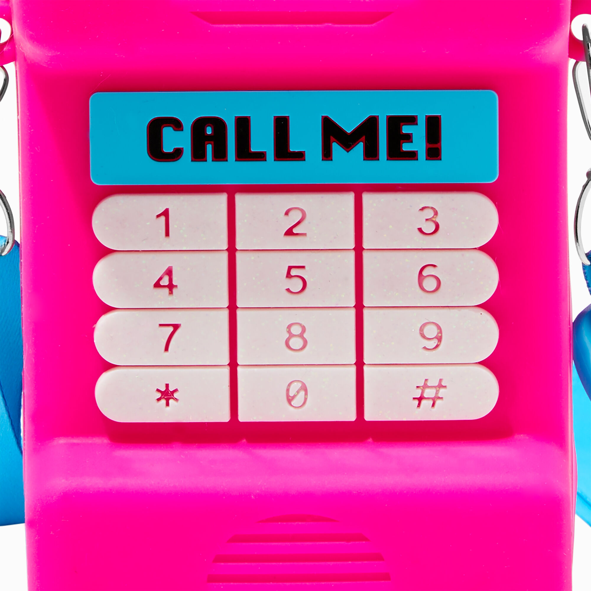 Pink Phone Jelly Crossbody Bag,