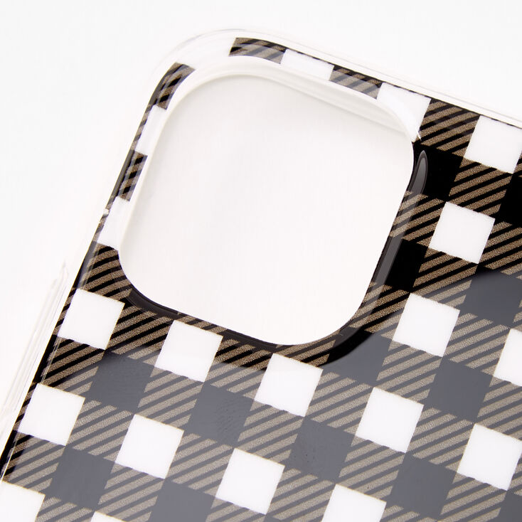 Gingham Cherry Ring Holder Protective Phone Case - Fits iPhone 11,