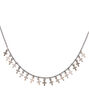 Hematite Mini Cross Statement Necklace,
