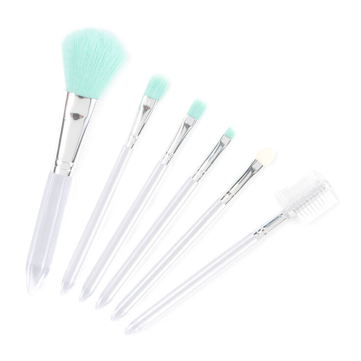 Clear Handle Cosmetic Brush Set Claire S Us