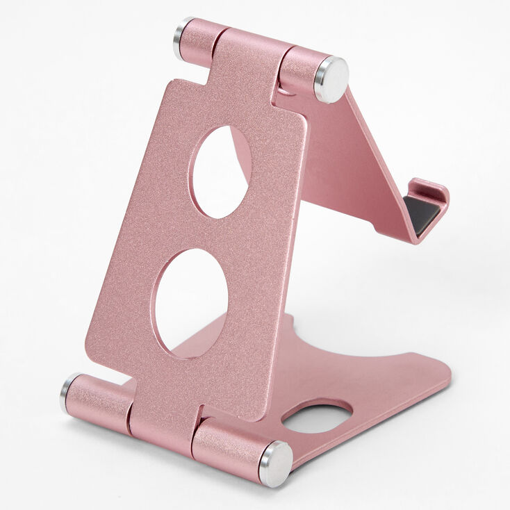 Support pour portable - Couleur dor&eacute; rose,