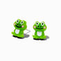 Sterling Silver Frog Stud Earrings ,