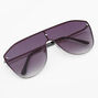 Aviator Shield Sunglasses - Black,