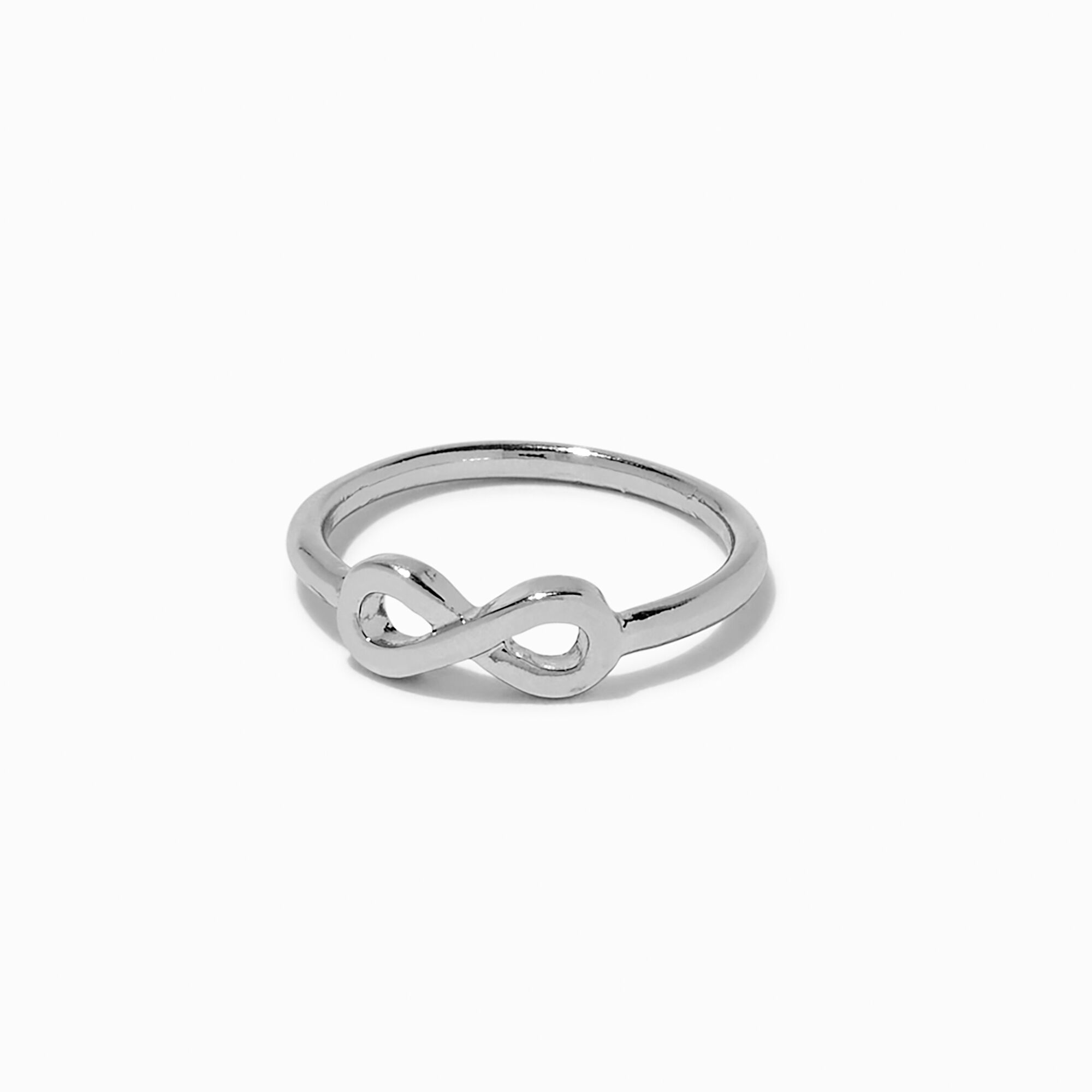 Silver-tone Infinity Ring,