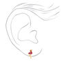 Pink Flamingo Stud Earrings,