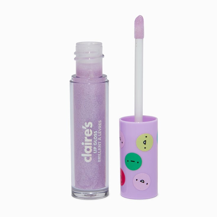 Grape Flavored Pink Lip Gloss Wand,
