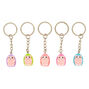 Lot de 5&nbsp;porte-cl&eacute;s best friends motif h&eacute;risson,