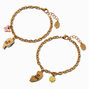 Best Friends Best Cousins Split Heart Chain Bracelets - 2 Pack,
