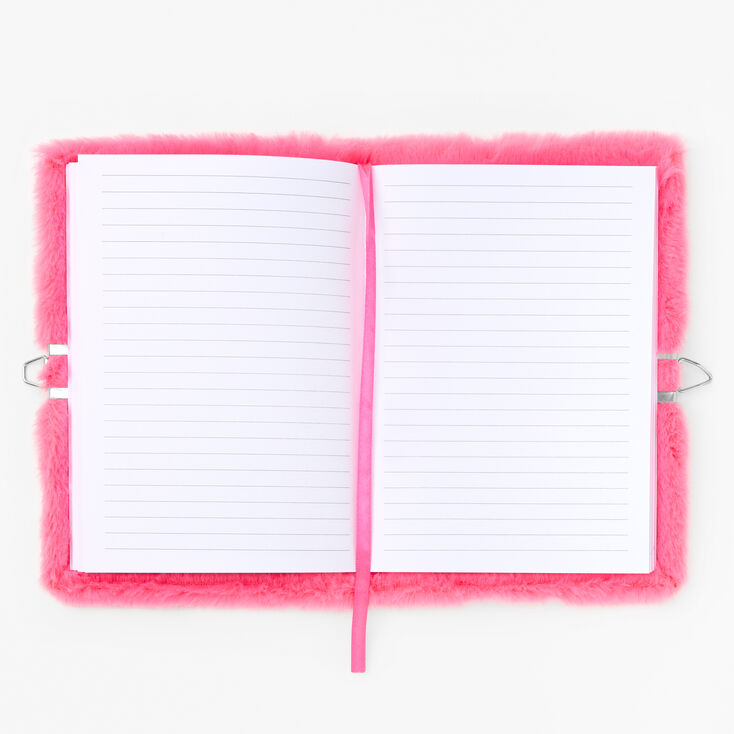 Bejeweled Initial Fuzzy Lock Diary - N,
